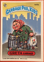 Garbage Pail Kids trading card Greta Garbage 1986 - £1.94 GBP