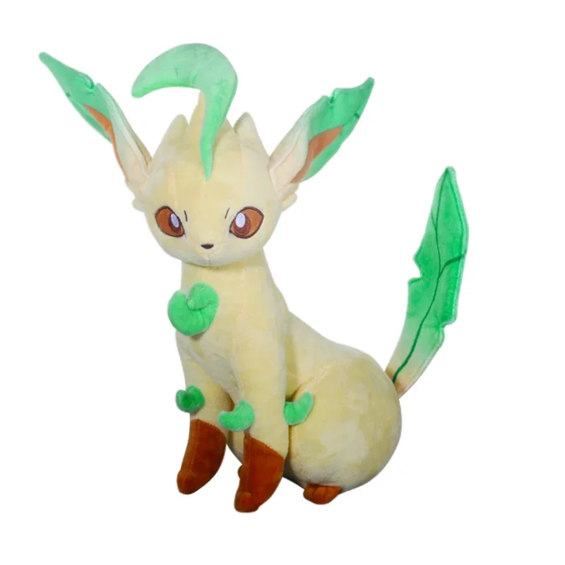 32CM Pokemon Kawaii Leafeon Anime Plush Toy High Quality Stuffed Animal Plushie - £41.27 GBP
