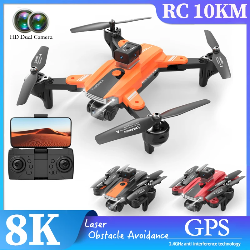 New GPS Drone 8K HD Camera Aerial Photography Plane Professional Obstac - £67.60 GBP+