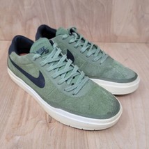 Nike SB Low Bruin Hyperfeel Mens Size 6.5 Green Suede skateboard Shoes - £36.65 GBP