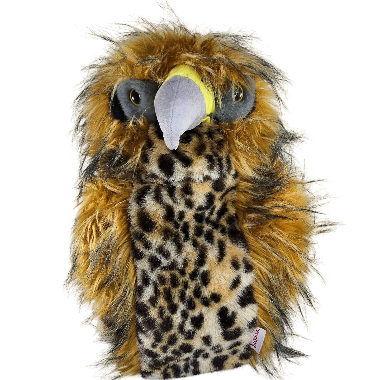 Toys By Daphne Hawk Eagle Golf Head Cover Puppet Plush Stuffed Animal Bird - $28.04