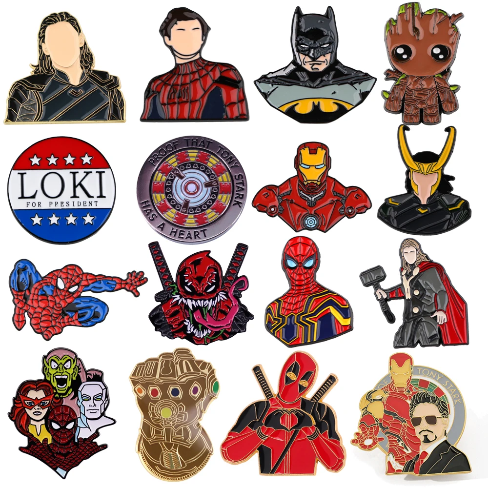 Classic Action Movie Series Enamel Pins Lapel Pins for Backpack Cool Bro... - £6.33 GBP+