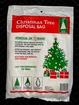 Vintage Trim A Home Christmas Tree Disposal Bag 90&quot;H x 144&quot; Circumferenc... - $11.95