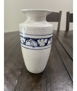 Dedham Pottery Potting Shed Rabbit Bunny Vase 7.25&quot; Crackle Glaze - $409.54 MXN