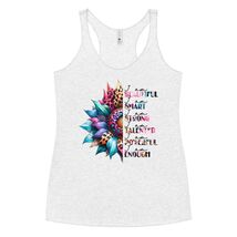 Michelle&#39;s Creatives ? Vibrant Affirmation Sunflower Women&#39;s Racerback T... - $46.51 CAD+