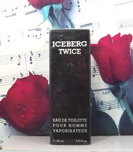 Iceberg Twice Pour Homme EDT Spray 4.23 FL. OZ. Sealed Box. - £52.31 GBP