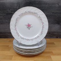 Royal Swirl Set of 6 Bread &amp; Butter Plate Fine China Dinnerware 6 3/8&quot; (16cm) - £18.75 GBP