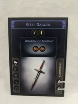 *Punched* Path Of Exile Exilecon Steel Dagger Of Blazing Magic Trading Card - £31.06 GBP