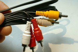 RCA Audio / Video Cable 6  feet  male to male stereo - $8.60