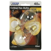 Feit Electric BP40A15N/CL/CF 40-Watt Incandescent A15 Bulb, Clear - $19.99