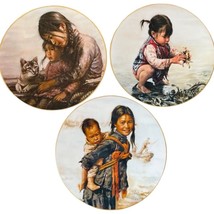 Bradford Exchange Knowles Collector Plates by Kevin Daniel Children of the Inuit - $19.79