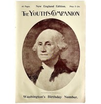 George Washington&#39;s Birthday 1894 Victorian Cover Art Youth&#39;s Companion ... - £47.18 GBP