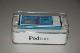 Apple iPod Nano 7th Generation 16 GB Blue MD477LL/A Media MP3 Player Collectible - £264.25 GBP