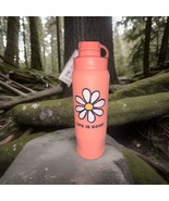 LIFE IS GOOD 26 oz  Stainless  Steel  WATER BOTTLE Peach with Daisy - $376.29 MXN