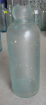 Antique Glass Medicine Soda Bottle H Schramm Fullersburg Ill - $18.81