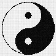 Pepita Needlepoint kit: Yin and Yang, 7&quot; x 7&quot; - £39.15 GBP+