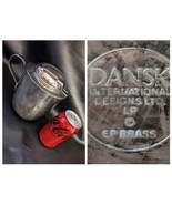 Dansk Lorenzo Porcelli Silver Plate Coffee Tea Pot Mid Century Modern 7 ... - $68.30