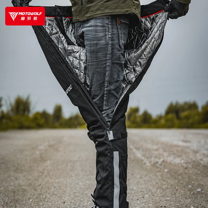Eating quick release pants windproof and warm winter detachable ce protective equipment thumb200