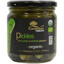 Spanish Pickles with Cumin and Black Pepper - Organic - 12 x 12.3 oz jar - $110.63