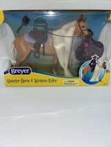 Breyer Freedom Series Quarter Horse, Charm and Western Rider, Gabi 61146 - £20.12 GBP