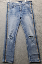 Anthropologie Pilcro And The Letterpress Boyfriend Jeans Women Size 28 Blue Slim - £24.99 GBP