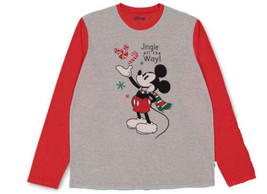 Briefly Stated Mens Mickey Mouse Family Pajama Top Only,1-Piece, Large, ... - £30.46 GBP