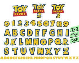 Toy Story Alphabet Svg, Alphabet Svg, Toy Story Svg, Disney Svg - £1.33 GBP