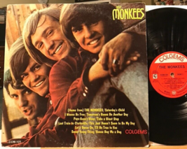 The Monkees Self-Titled Debut Vinyl LP Colgems COM-101 Last Train to Clarksville - £11.71 GBP