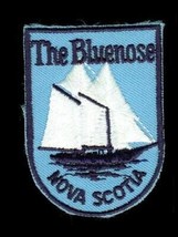 Vintage Travel Souvenir Embroidery Patch The Bluenose Nova Scotia Clipper Ship - £7.92 GBP