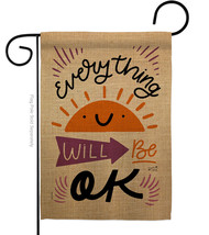 Everything Ok Garden Flag Inspirational 13 X18.5 Double-Sided House Banner - £15.96 GBP
