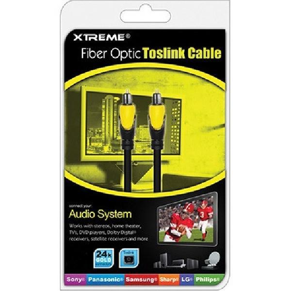 3&#39; Xtreme Fiber Optic Toslink Cable - 73503 - $14.00