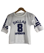 Vintage 90s HUTCH Dallas Cowboys Kids Small #8 Jersey Troy Aikman *read* - £36.79 GBP