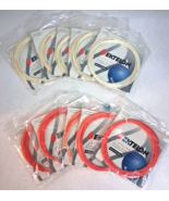 Lot of 10 Packages Ektelon Racquetball Strings Red-Orange &amp; White 17L Ga... - $69.42 CAD