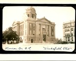 RPPC Monroe County Courthouse - Woodfield Ohio OH UNP Postcard - $39.16
