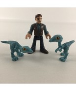 Fisher Price Imaginext Jurassic World Owen Figure Dinosaur Baby Velocira... - $24.30 CAD