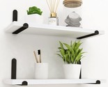 Godimerhea White Floating Shelves For Wall, Contemporary Wall, And Kitchen. - £30.58 GBP