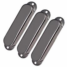 3pcs Closed Brass Single Coil Pickup Covers For Fender Strat Squier Elec... - £10.35 GBP