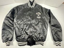 Vintage Los Angeles Raiders Chalk Line Jacket Youth Size Xl 18-20 Made In Usa - £39.80 GBP