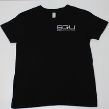 American Apparel Boy&#39;s SG-U Stargate Universe Black Tee T-Shirt size 10 - £2.39 GBP