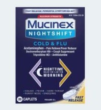 2 PACK Mucinex Nightshift Cold &amp; Flu, *07/2025* Maximum Strength Powerful - $14.99