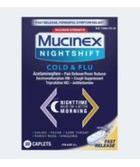 2 PACK Mucinex Nightshift Cold &amp; Flu, *07/2025* Maximum Strength Powerful - $274.88 MXN