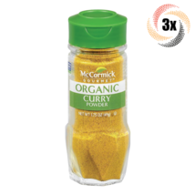 3x Shakers McCormick Gourmet Organic Curry Powder Seasoning | Non GMO | 1.75oz - £21.98 GBP