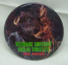 1990 Teenage Mutant Ninja Turtles The Movie MASTER SPLINTER 2" PIN BUTTO... - $14.85