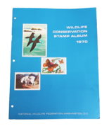 Stamp Album Complete 1970 Wildlife Conservation National Wildlife Federa... - $20.75 CAD