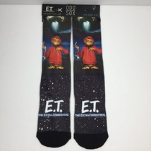 Odd Sox Mens Crew Socks E.T. The Extra-Terrestrial Black Stars Sizes 6-13 - £11.98 GBP