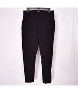 Seven7 Women’s Pull On Dress Ankle Leggings Mid Rise Black Large - $17.95