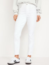 Old Navy WOW Straight Jeans Womens 2 Petite White High Rise Stretch NEW - £22.90 GBP