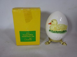 Goebel 1979 Ceramic Easter Egg Duckling in original box - £7.91 GBP