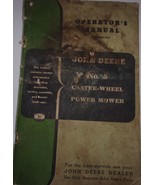 Vintage John Deer Caster Wheel Power Mower No 5 Operator’s Manual OM-M10... - $93.09 MXN