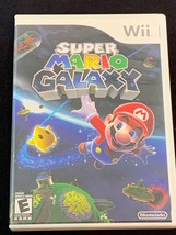 MINT! NEARLY NEW! Super Mario Galaxy Wii Nintendo Game 2007 Case Manual  - £30.64 GBP